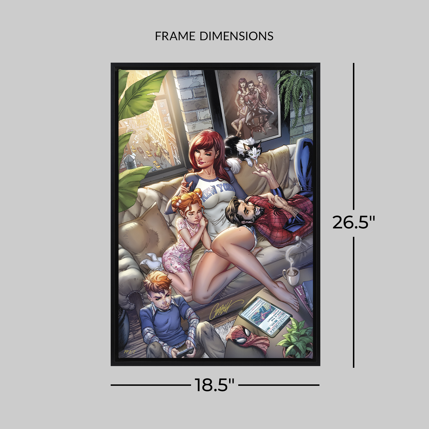 Marvel Ultimate Spider-Man: One Happy Family Art Print  Exclusive Edition View 2