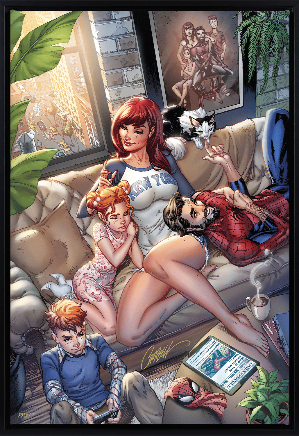 Marvel Ultimate Spider-Man: One Happy Family Art Print  Exclusive Edition View 7
