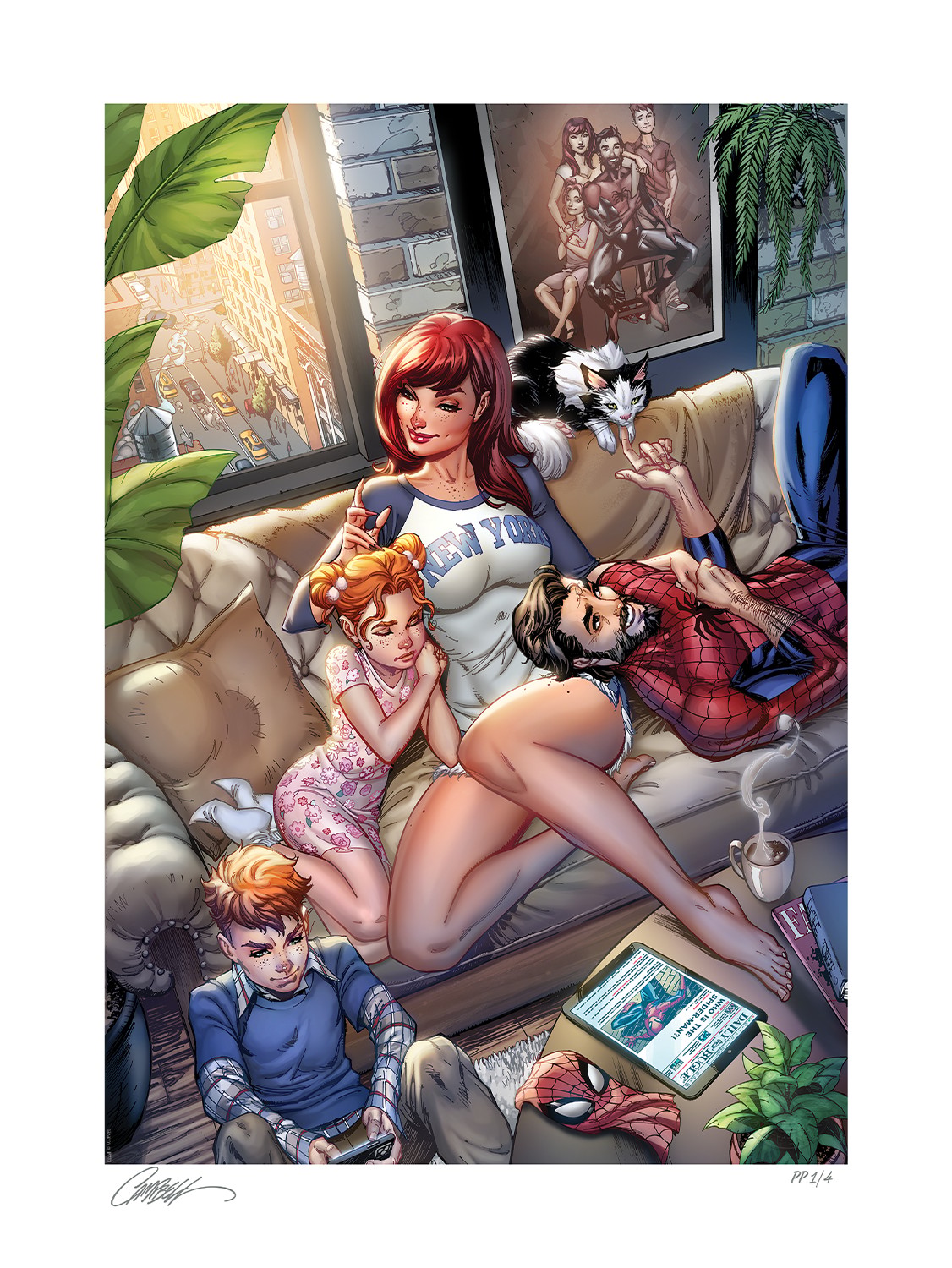 Marvel Ultimate Spider-Man: One Happy Family Art Print  Exclusive Edition View 7