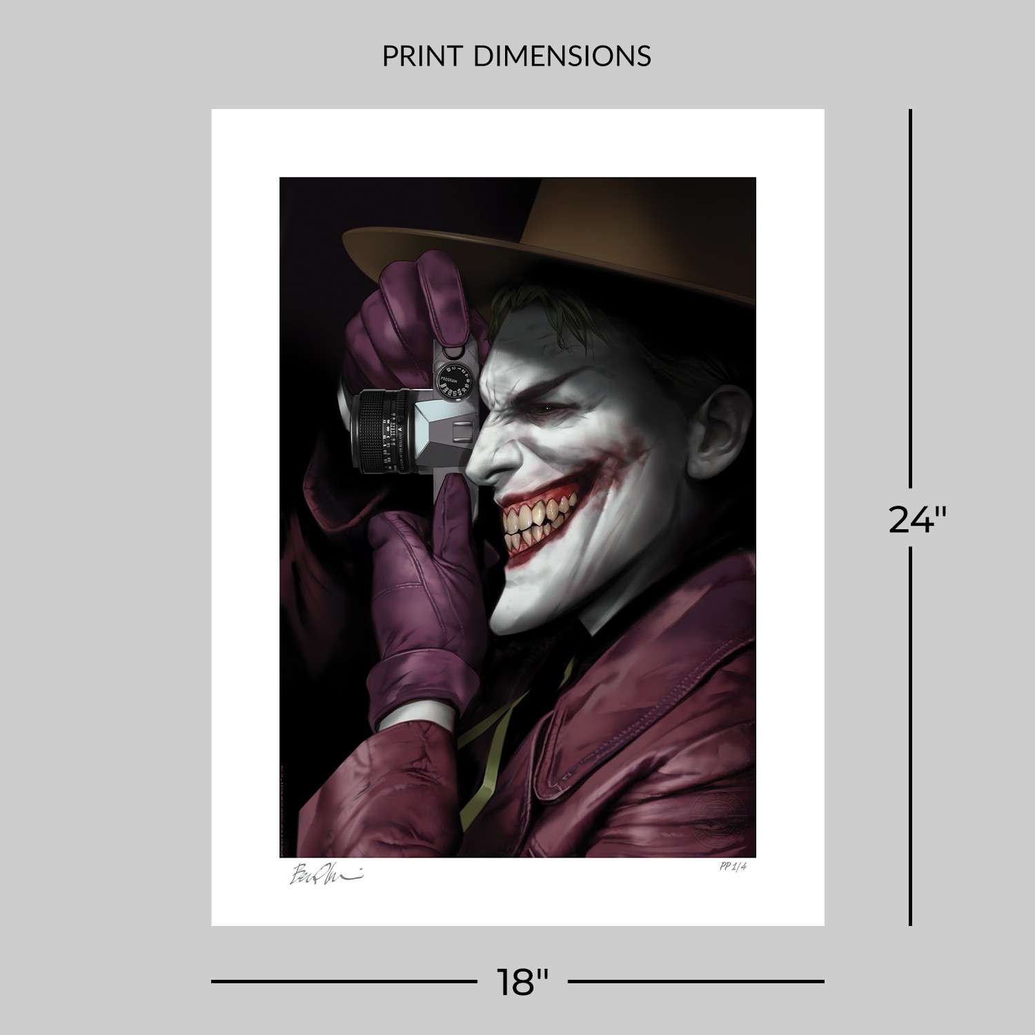 DC Comics Batman™: The Killing Joke Reprise Art Print  Exclusive Edition View 2