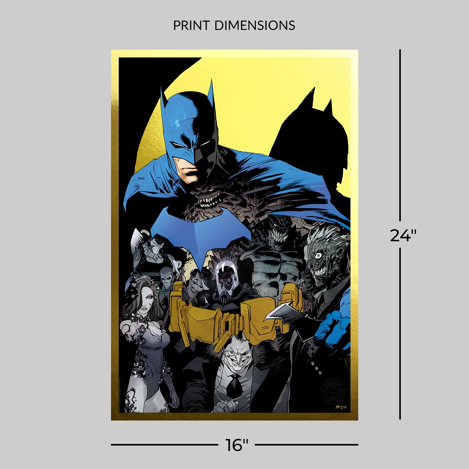 DC Comics Batman™ #1 (Gold Holofoil Variant) Art Print  Exclusive Edition View 2