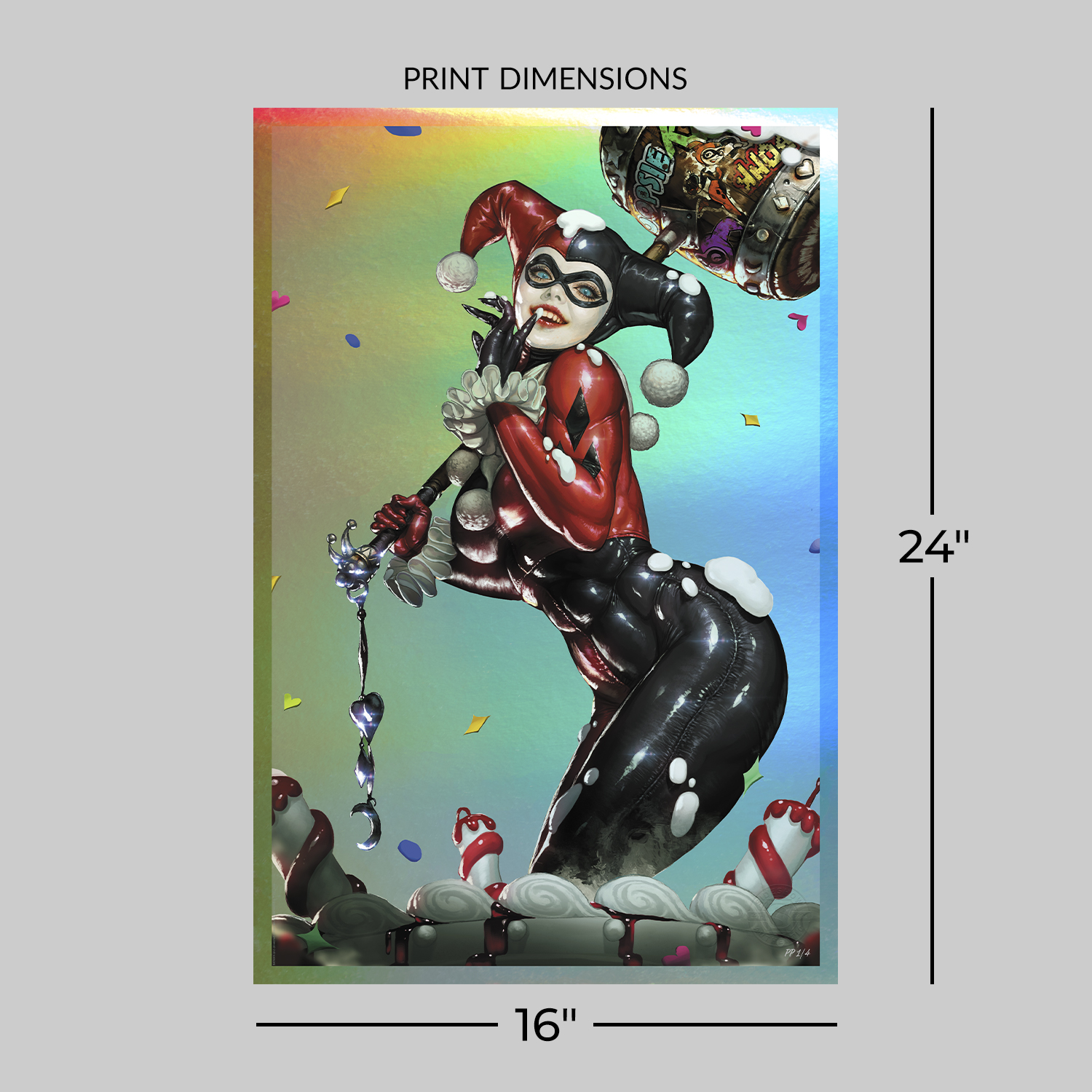DC Comics Harley Quinn­™ Art Print  Exclusive Edition View 4