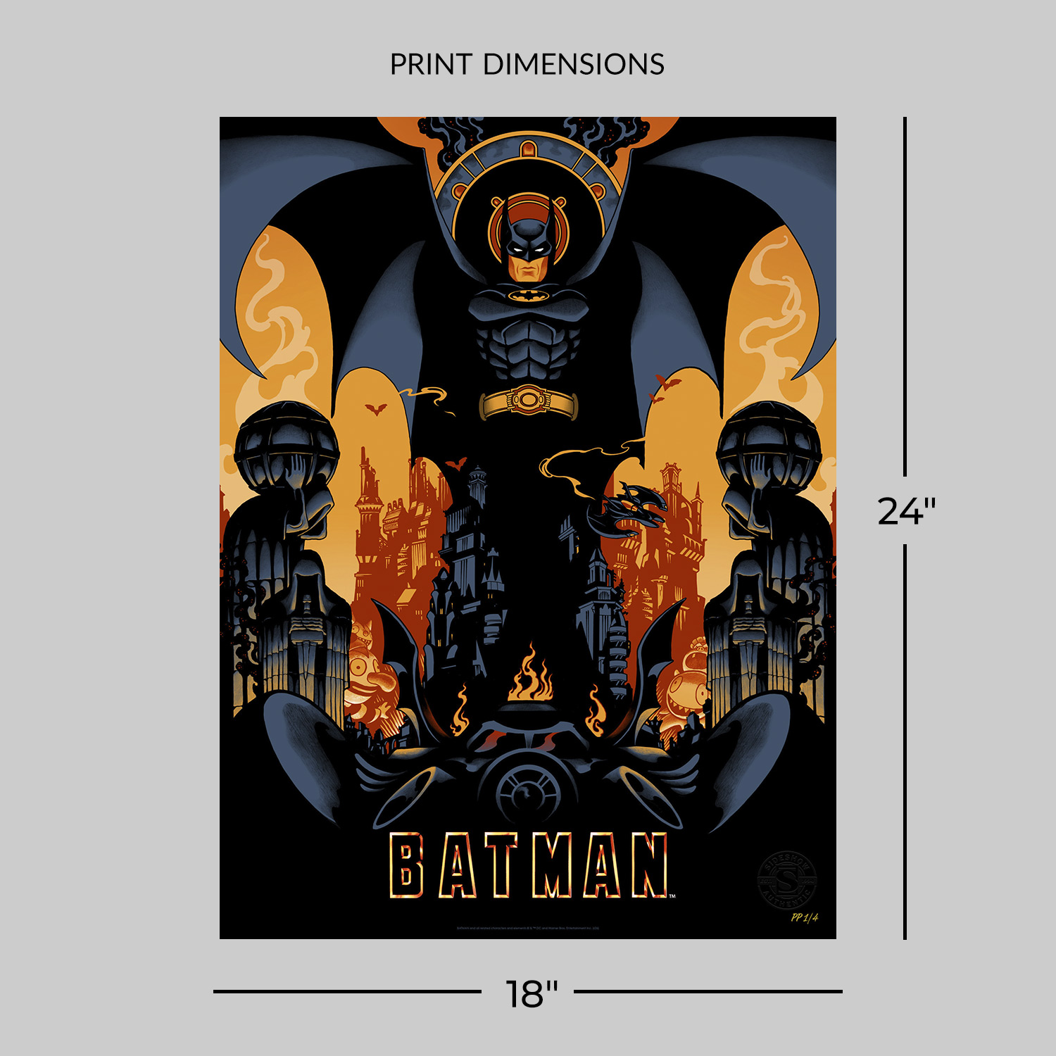 DC Comics Batman™ 1989 Art Print  Exclusive Edition View 2