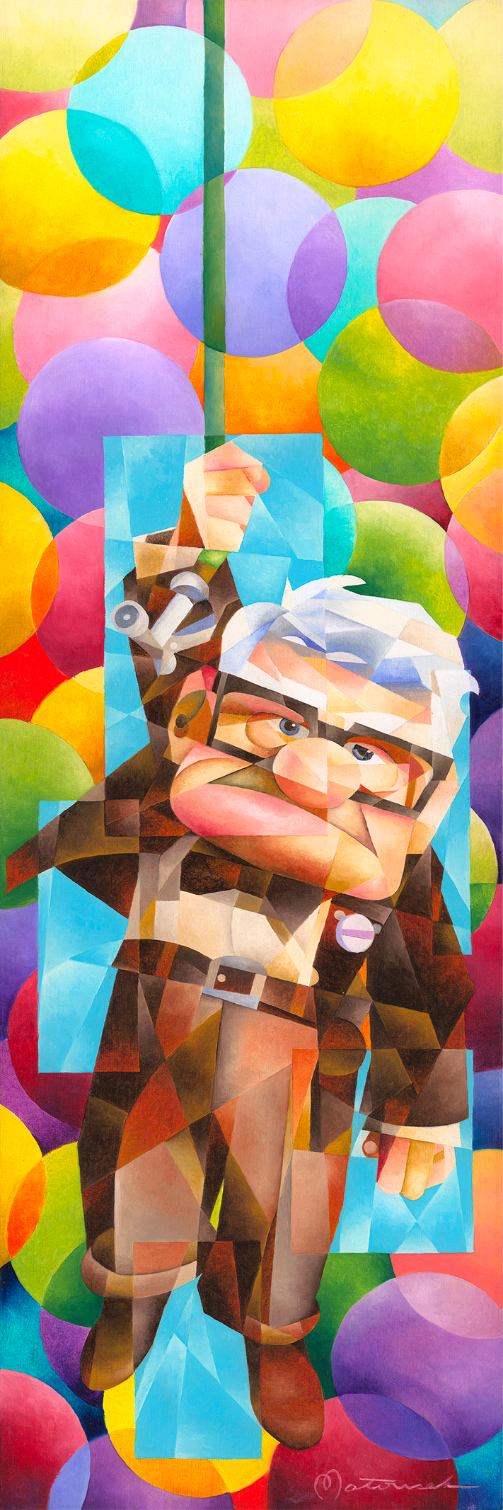 Disney Up Goes Carl Art Print  View 5