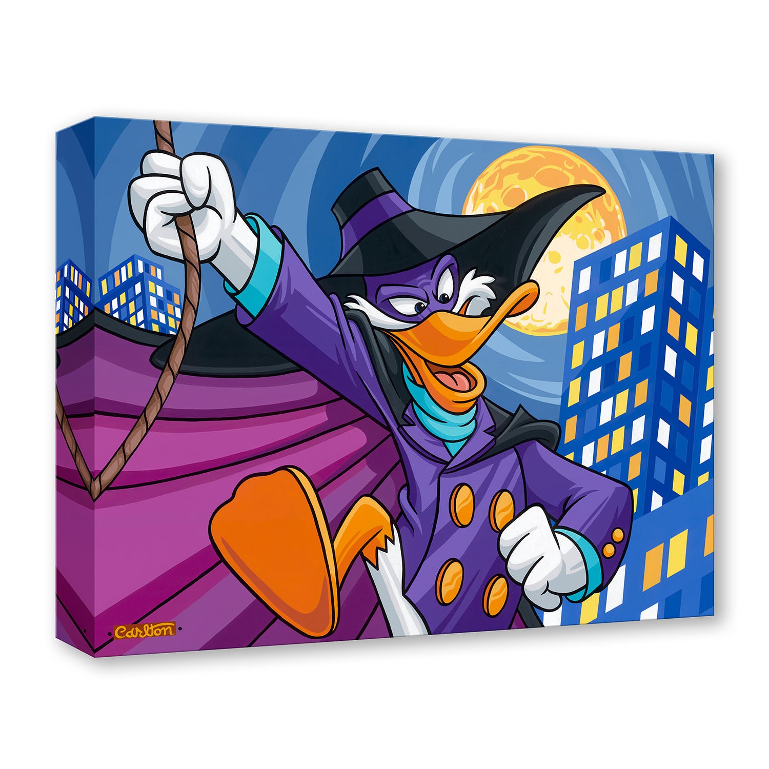 Disney Darkwing on the Case Art Print  View 3