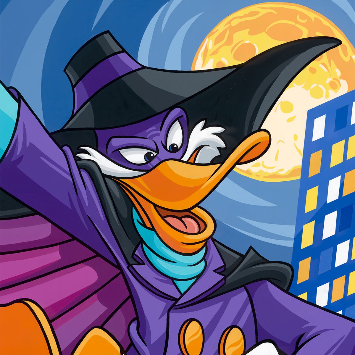 Disney Darkwing on the Case Art Print  View 4