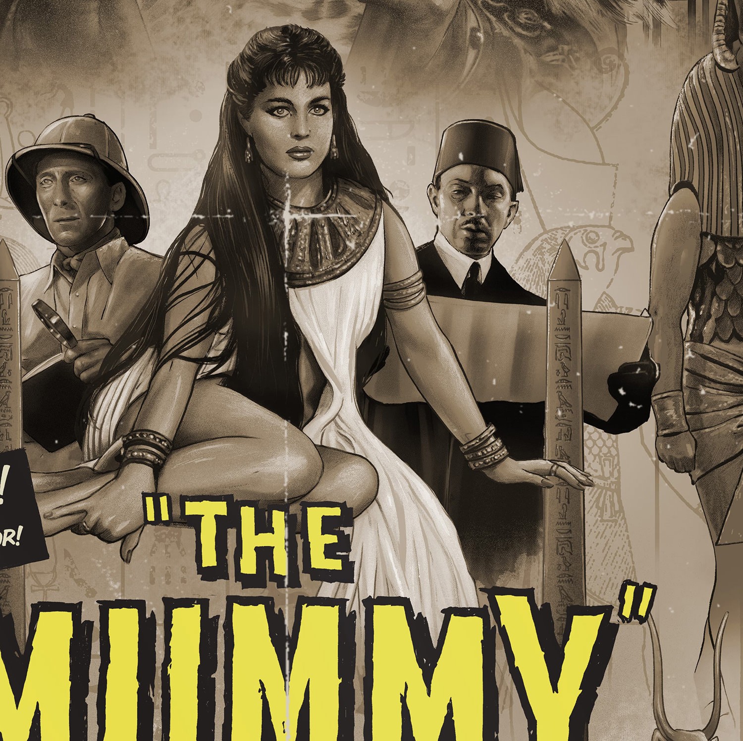 Hammer The Mummy (Variant) Movie Poster  View 3