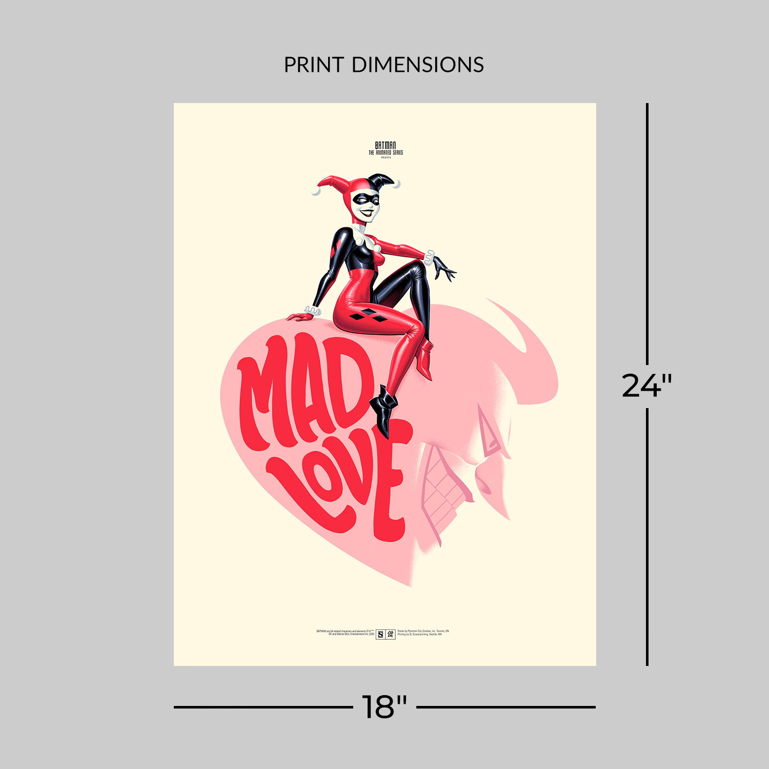 DC Comics Batman™ The Animated Series: Mad Love Art Print  Exclusive Edition View 2