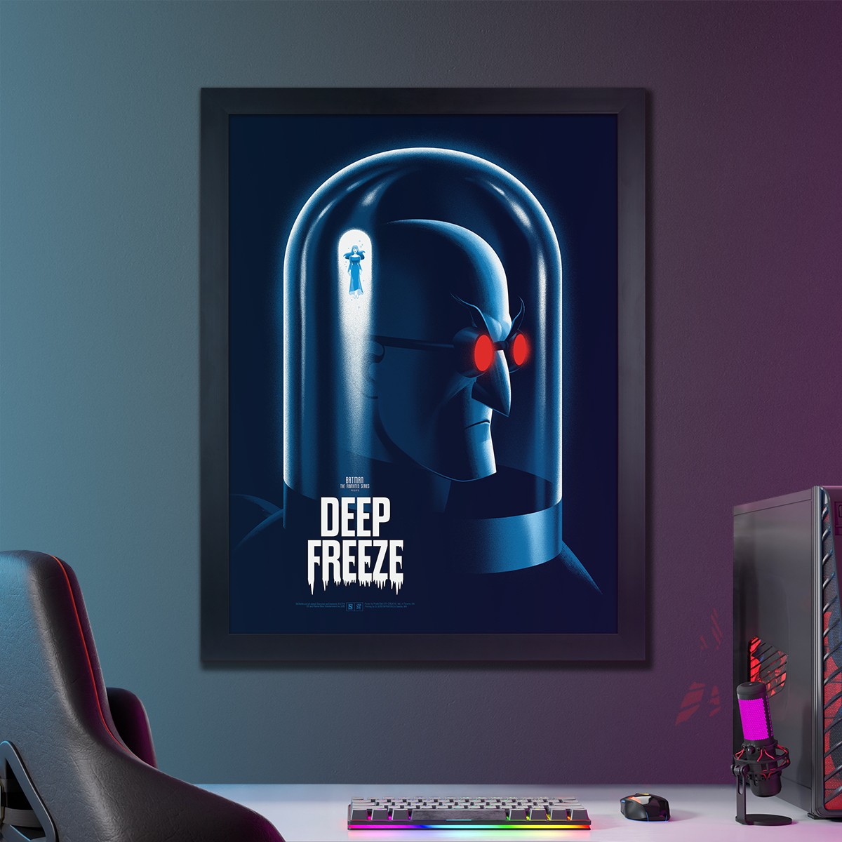 DC Comics Batman The Animated Series: Deep Freeze Art Print  Exclusive Edition View 1