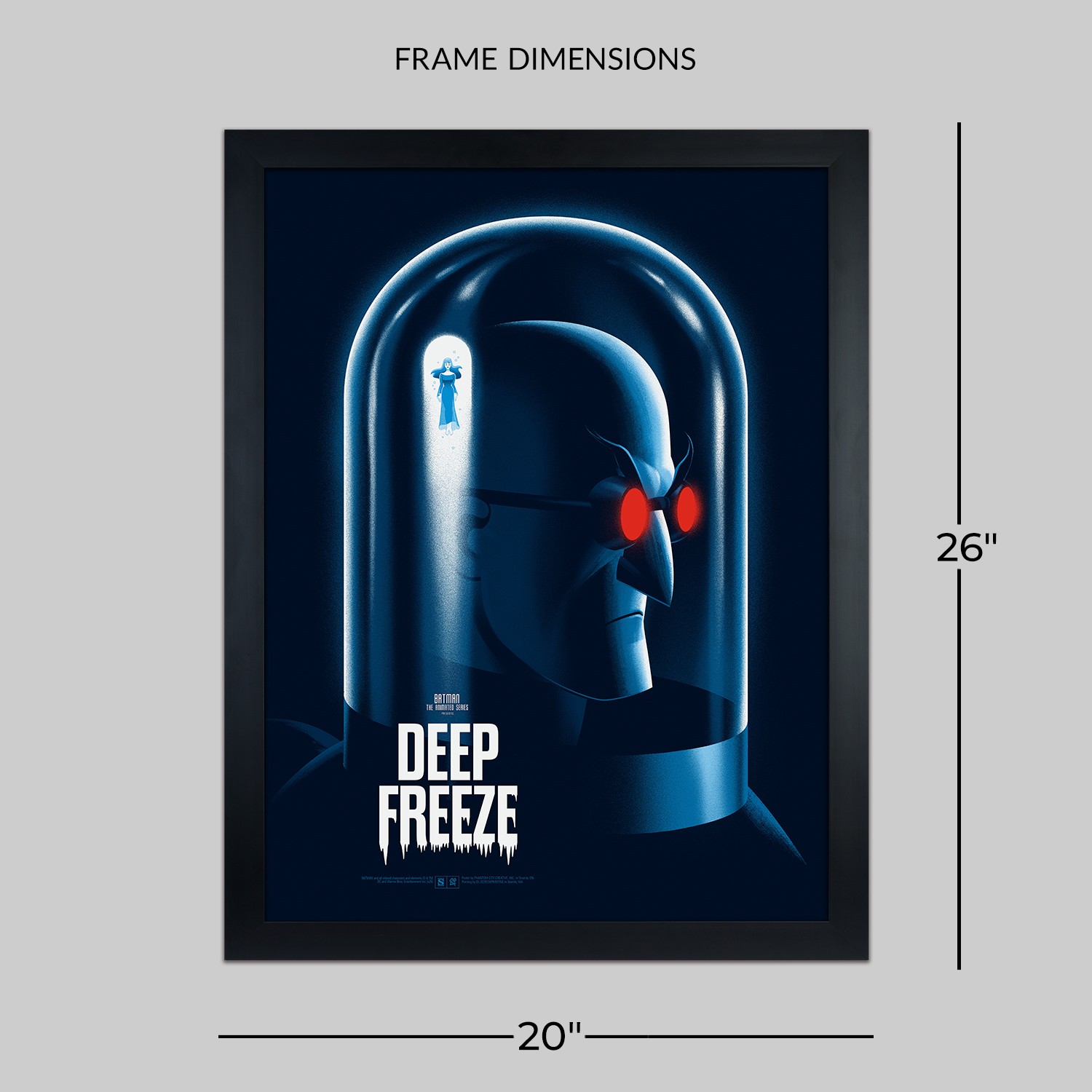 DC Comics Batman The Animated Series: Deep Freeze Art Print  Exclusive Edition View 2