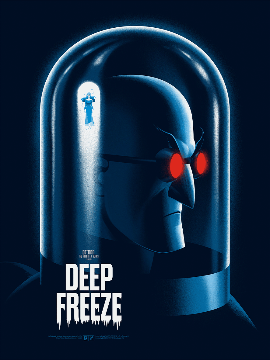 DC Comics Batman The Animated Series: Deep Freeze Art Print  Exclusive Edition View 5