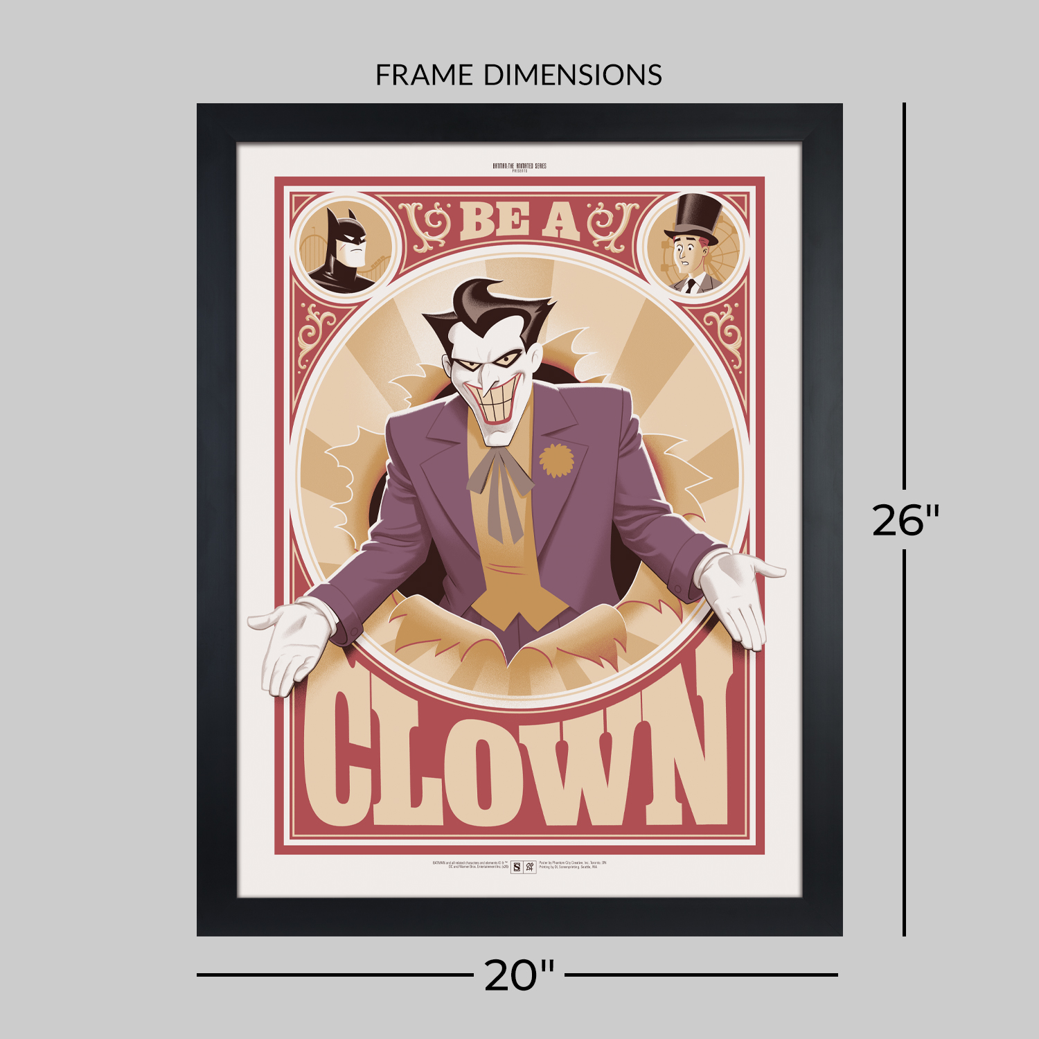 DC Comics Batman™ The Animated Series: Be A Clown Art Print  Exclusive Edition View 2