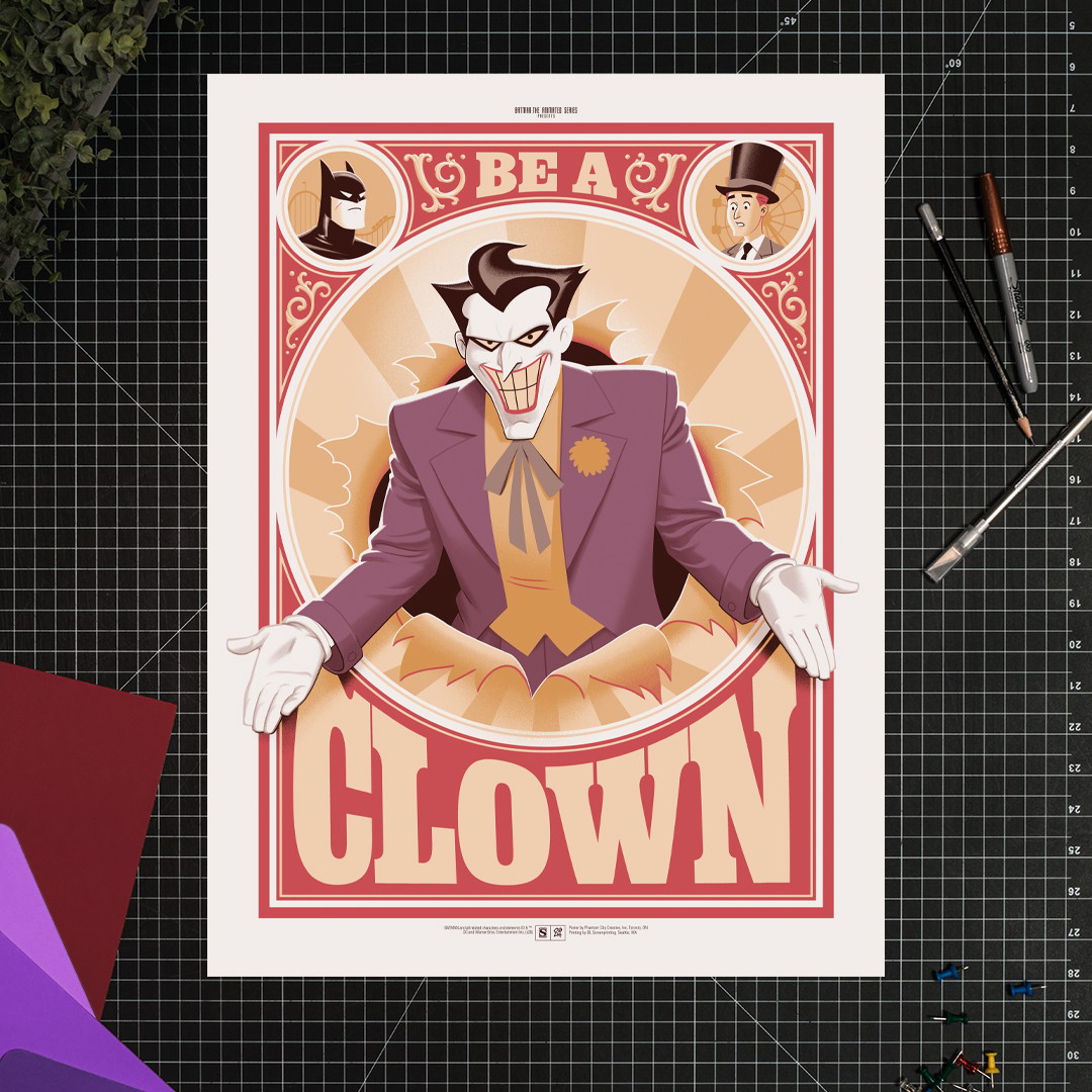 DC Comics Batman™ The Animated Series: Be A Clown Art Print  Exclusive Edition View 1