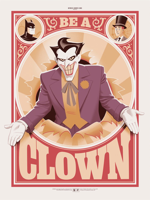 DC Comics Batman™ The Animated Series: Be A Clown Art Print  Exclusive Edition View 4