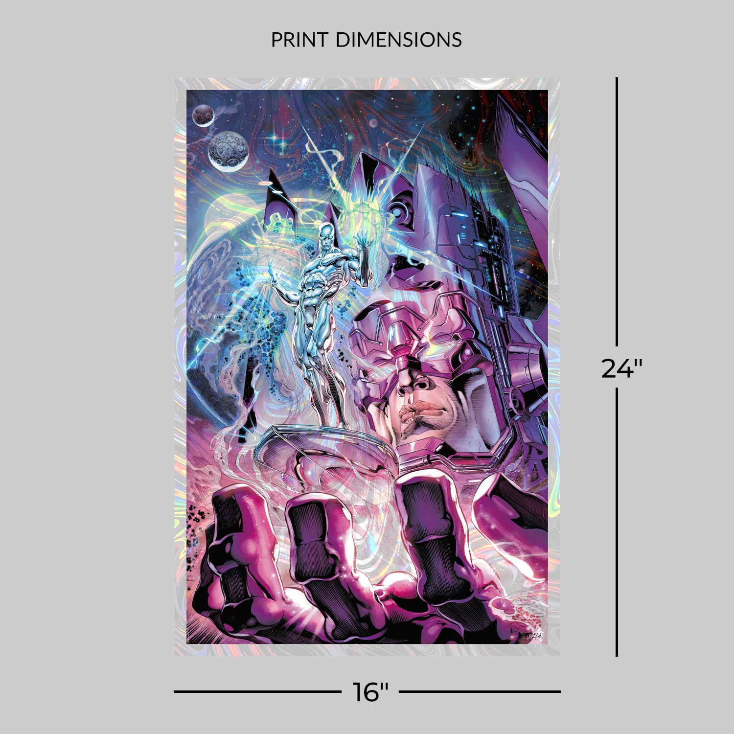 Marvel Death of the Silver Surfer Art Print  Exclusive Edition View 2