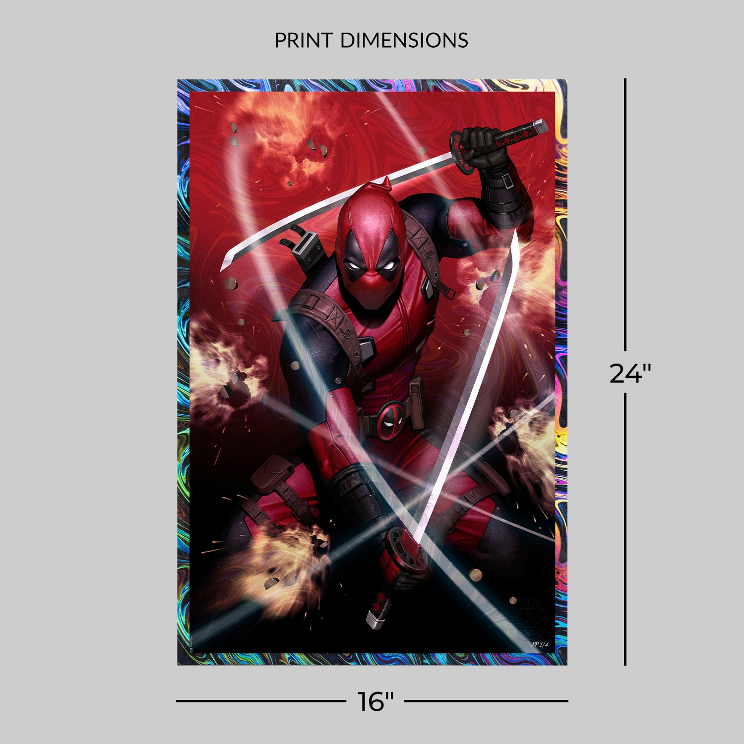Marvel Deadpool #1 Art Print  Exclusive Edition View 2