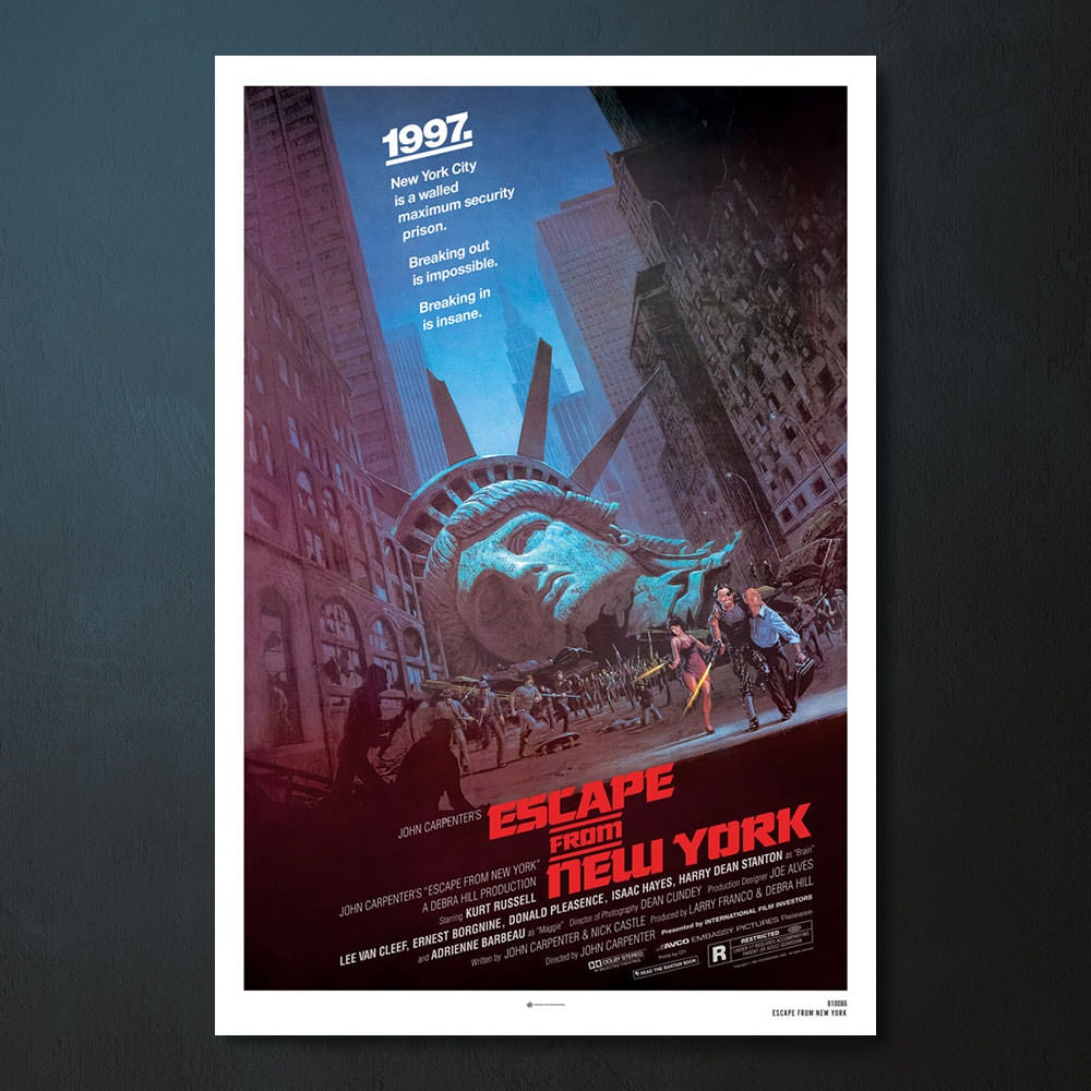 Escape from New York Escape From New York Theatrical Key Art (One Sheet) Movie Poster  View 1