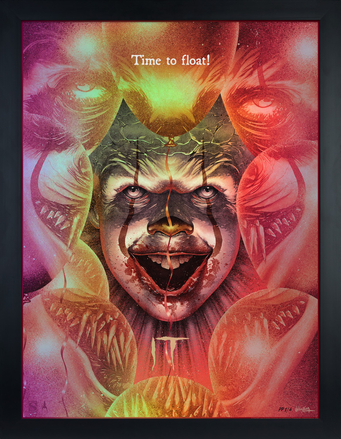 It IT: Time to Float Losers Club Variant Movie Poster  Exclusive Edition View 7