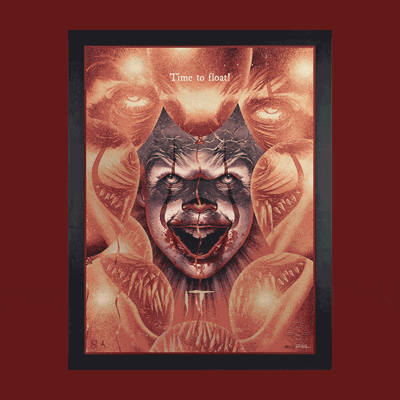 It IT: Time to Float Deadlights Variant Movie Poster  View 1