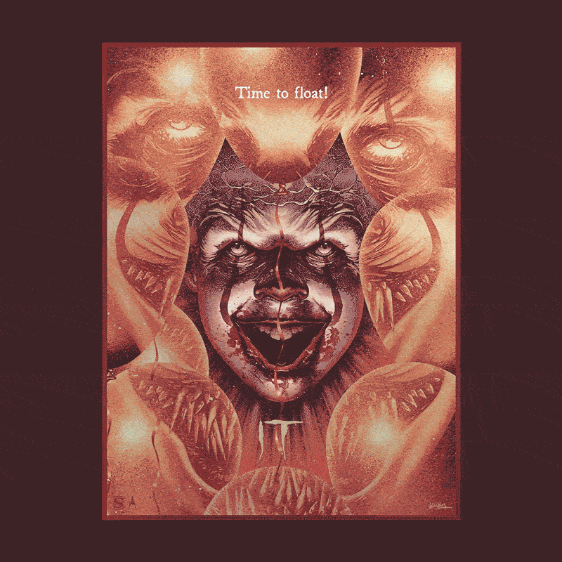 It IT: Time to Float Deadlights Variant Movie Poster  Exclusive Edition View 1