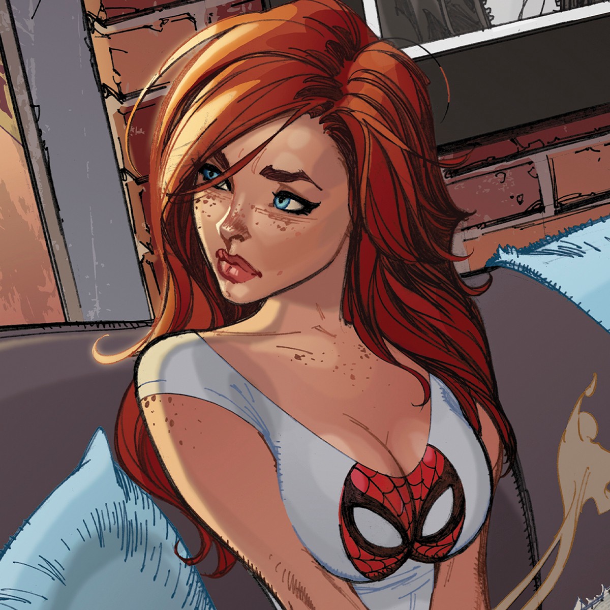 Marvel The Amazing Spider-Man: Mary Jane's Apartment Art Print  Exclusive Edition View 3