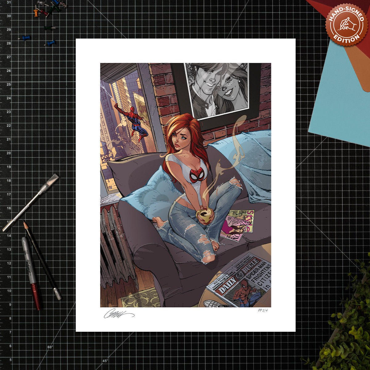 Marvel The Amazing Spider-Man: Mary Jane's Apartment Art Print  Exclusive Edition View 1