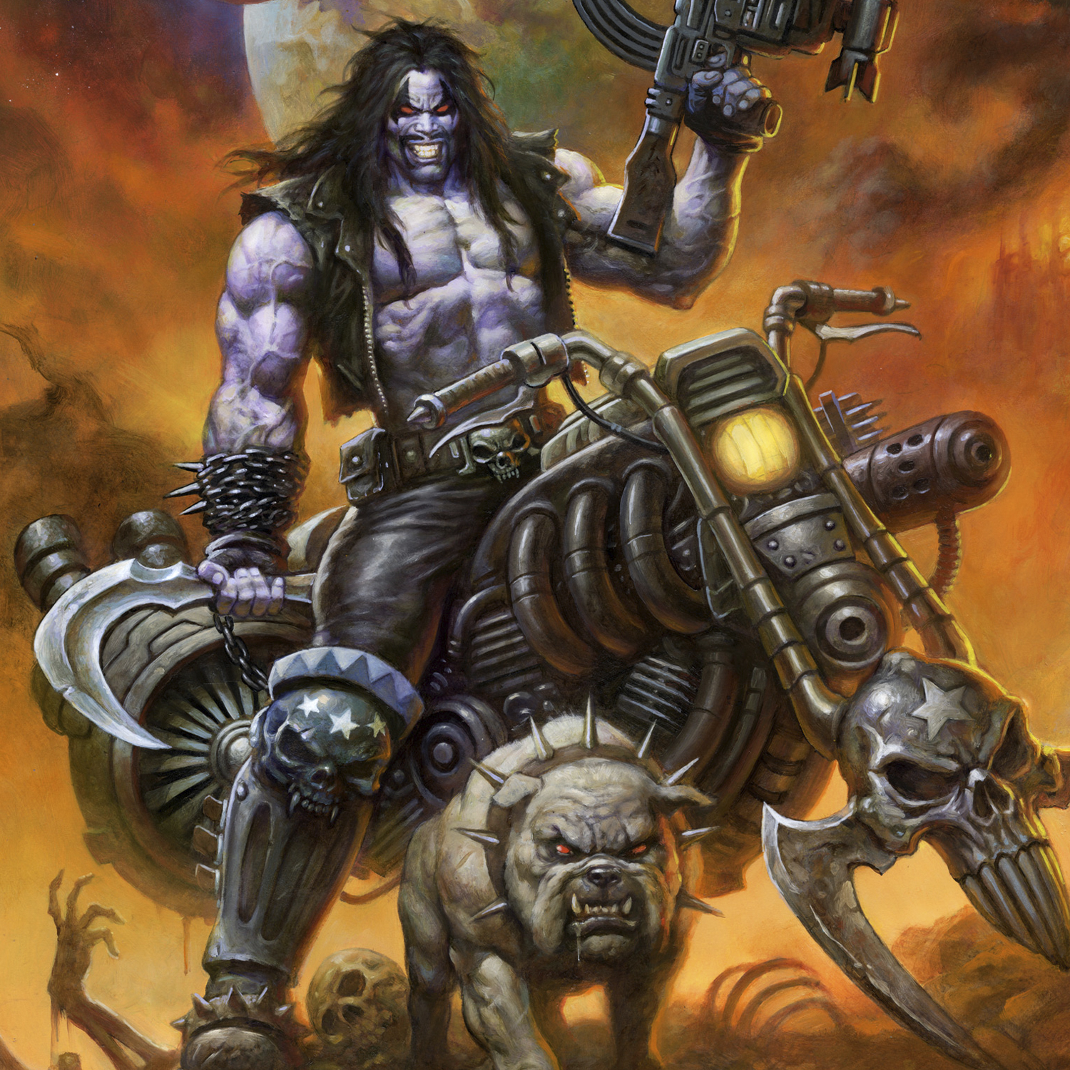 DC Comics Lobo™: The Main Man Art Print  Exclusive Edition View 3