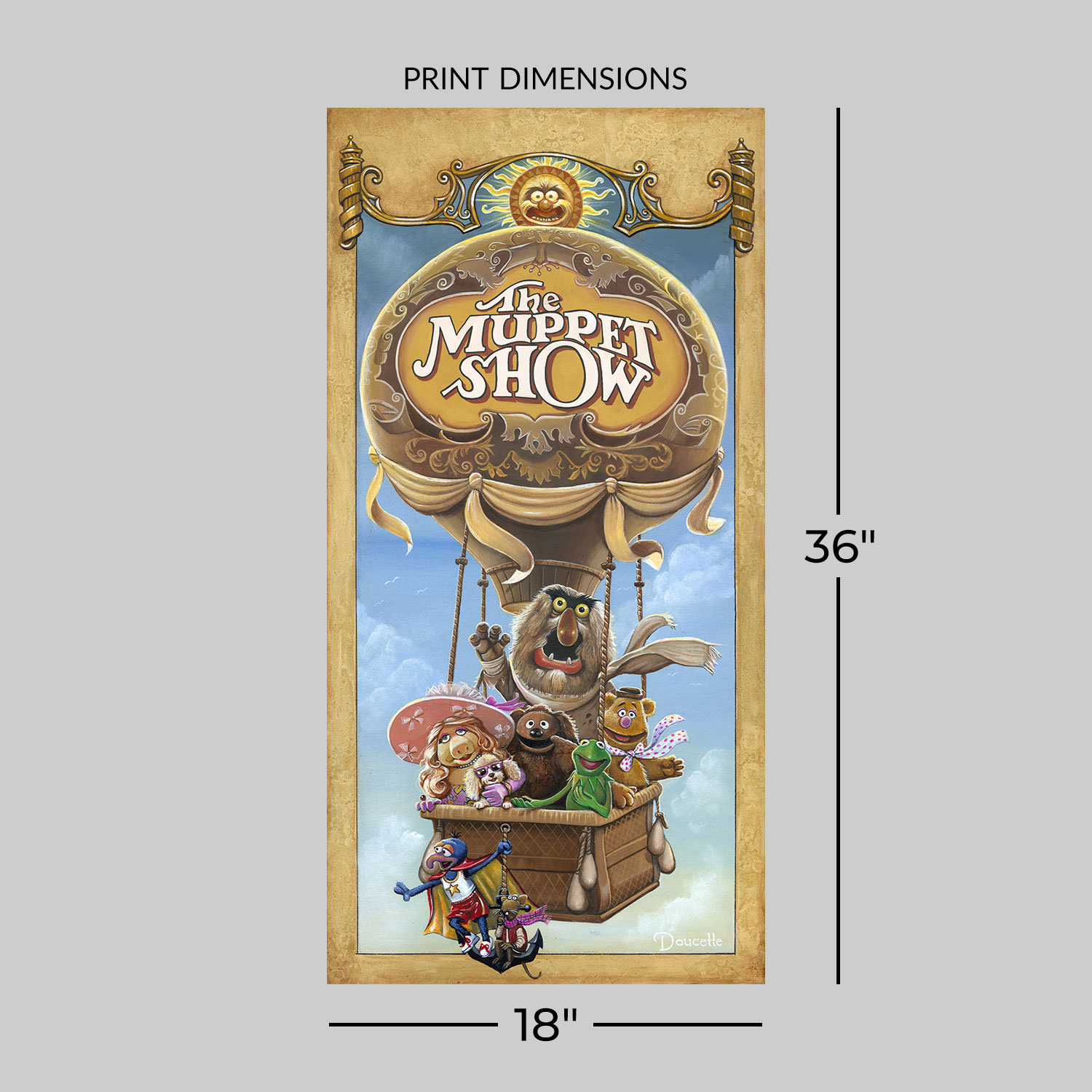 It's Time to Raise the Curtain (Signed & Numbered Edition) Art