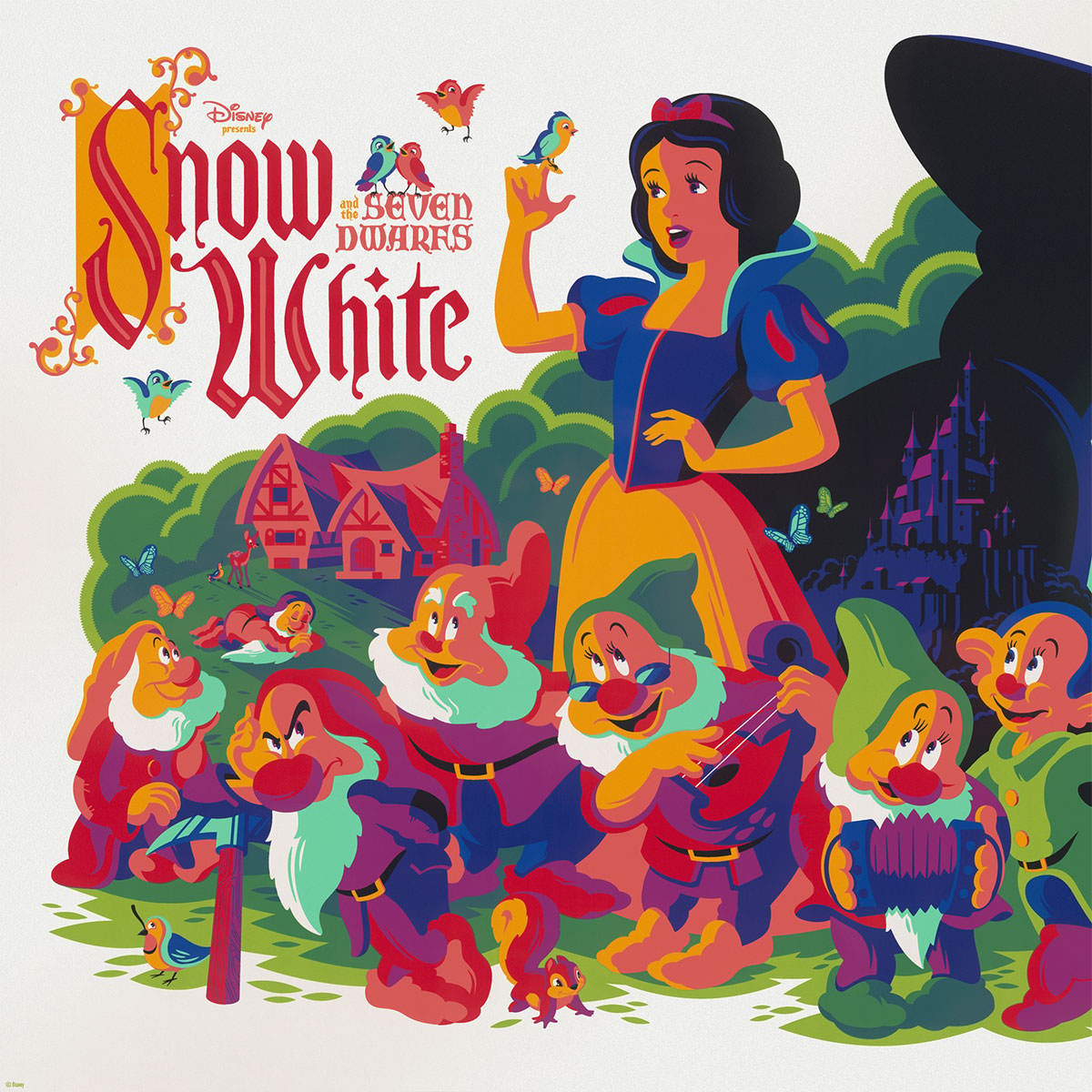 Disney Snow White and the Seven Dwarfs (Old Hag Variant) Movie Poster  View 3