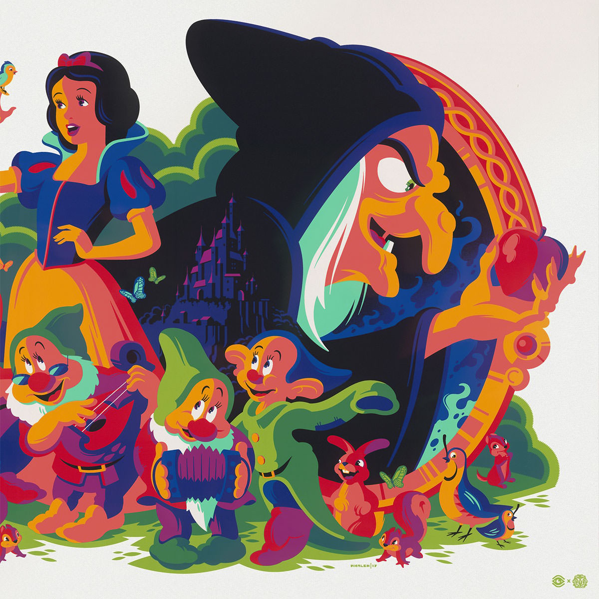 Disney Snow White and the Seven Dwarfs (Old Hag Variant) Movie Poster  View 4