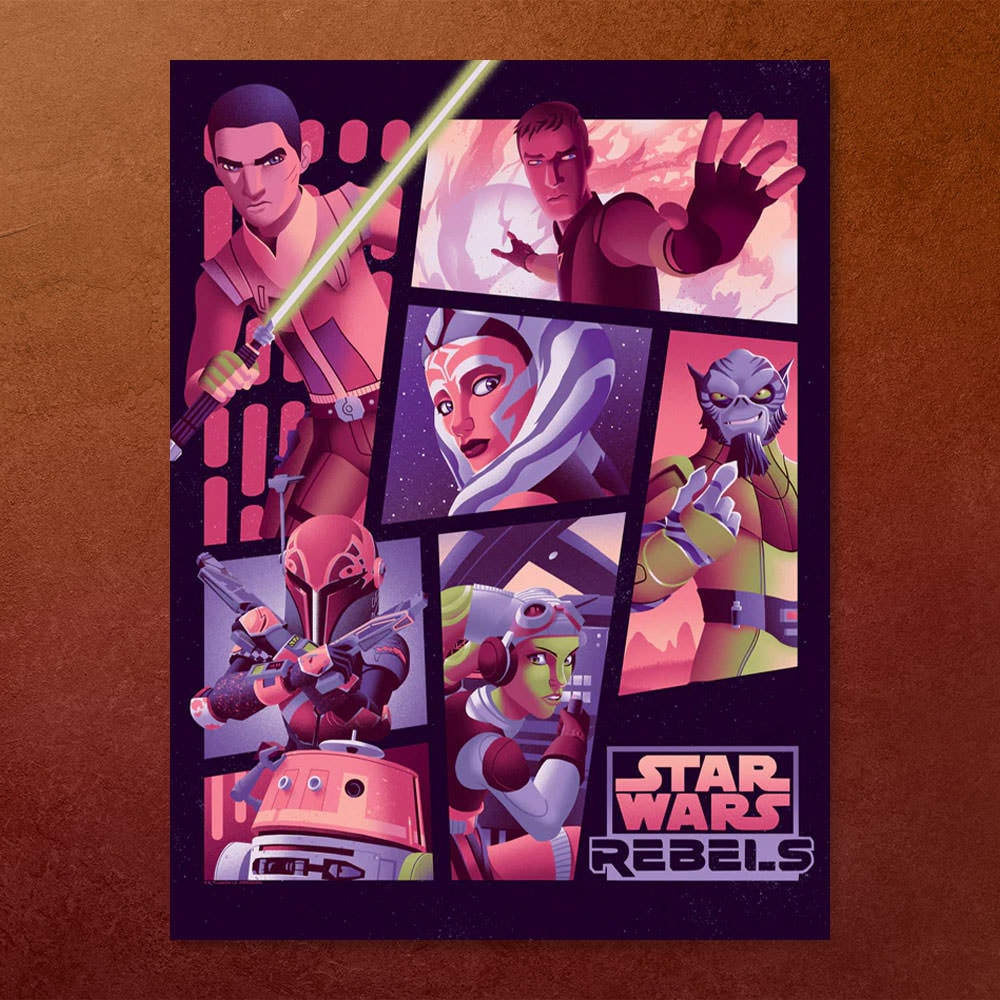 Star Wars Space Family Art Print  View 1