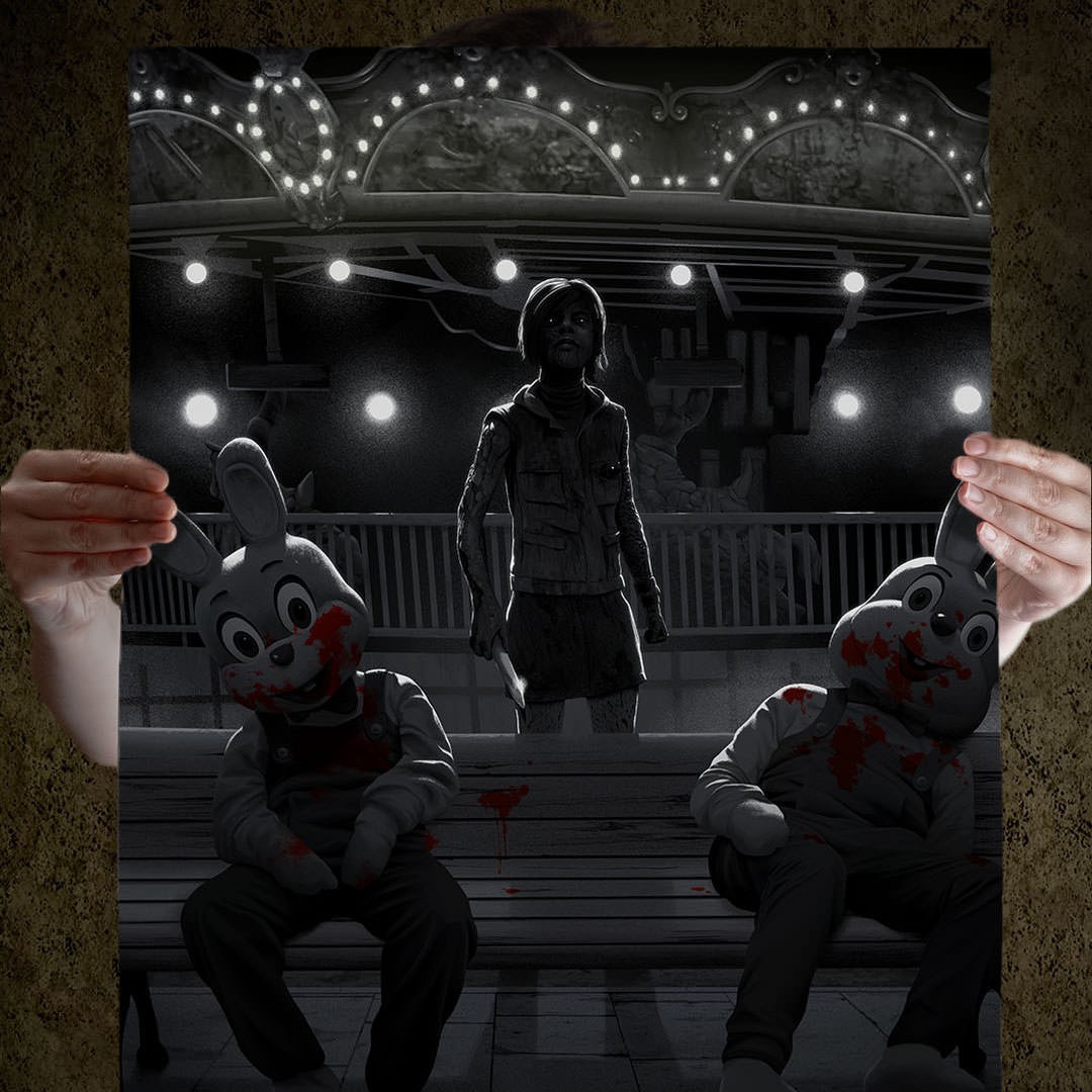 Silent Hill Silent Hill 3 (Mono Edition) Art Print  View 3