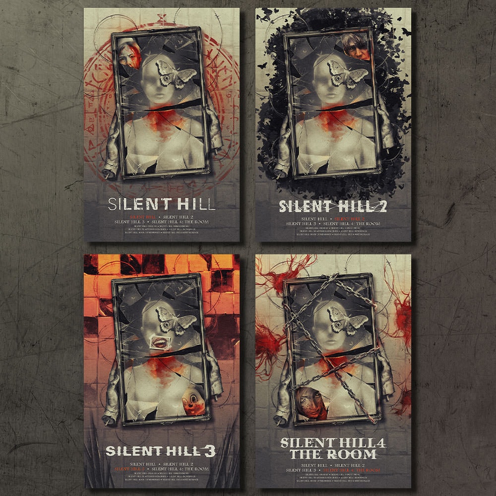 Silent Hill Silent Hill 1-4 Set Art Print  View 1