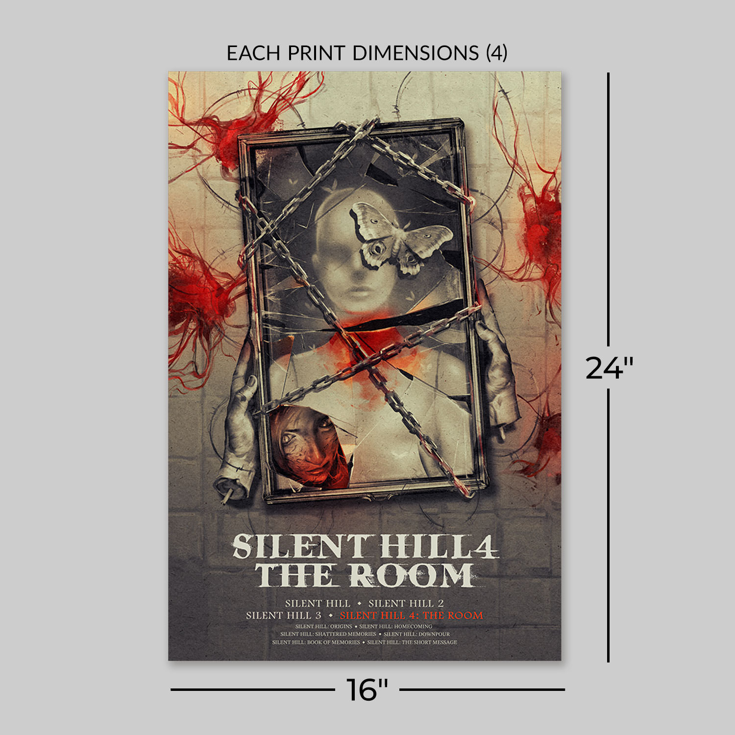 Silent Hill Silent Hill 1-4 Set Art Print  View 2