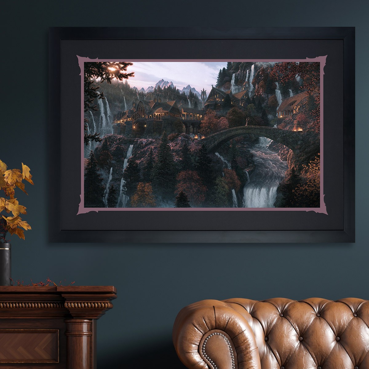 The Lord of the Rings At the Bridge of Rivendell: A hope re-kindled Art Print  View 1