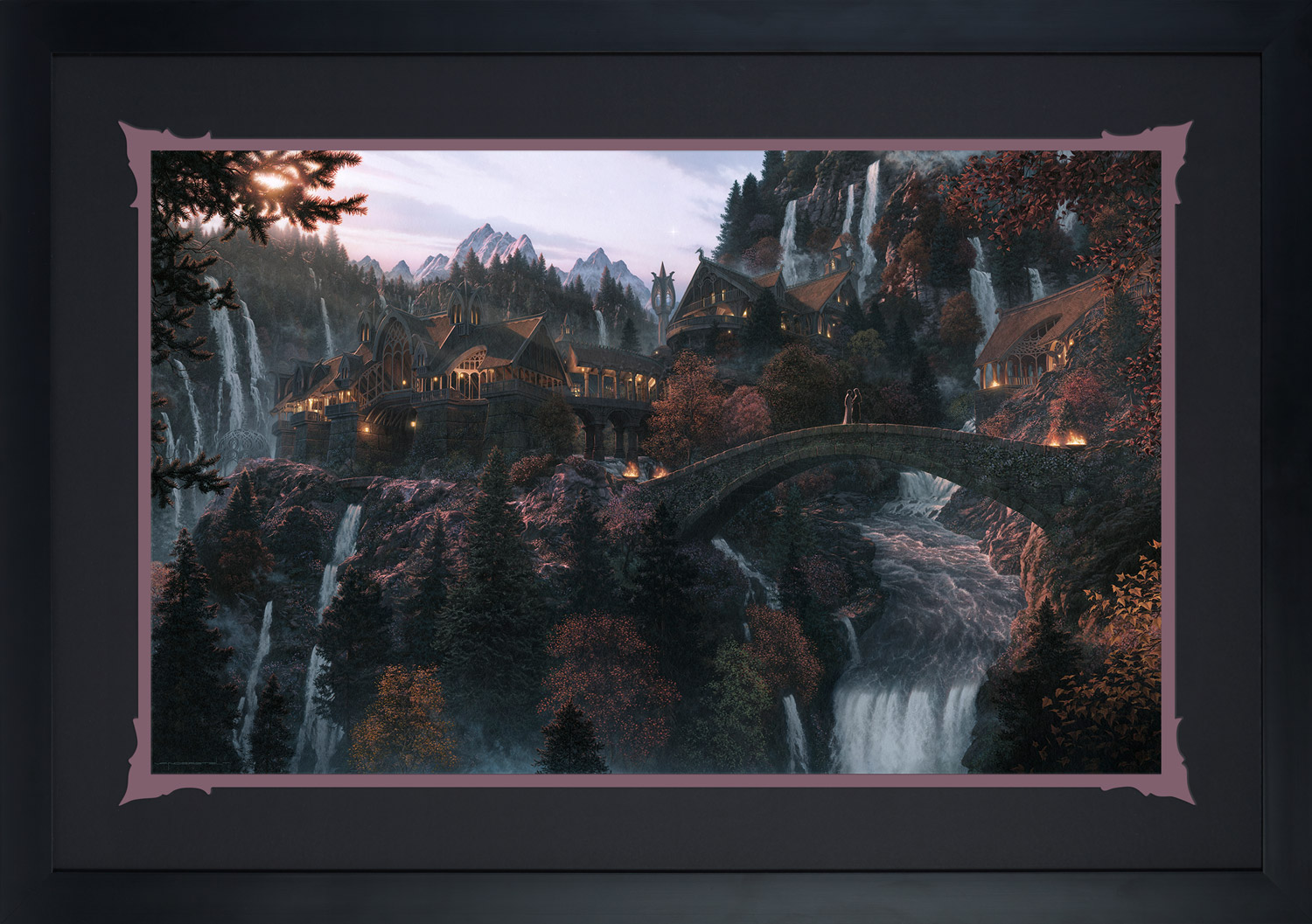The Lord of the Rings At the Bridge of Rivendell: A hope re-kindled Art Print  View 7