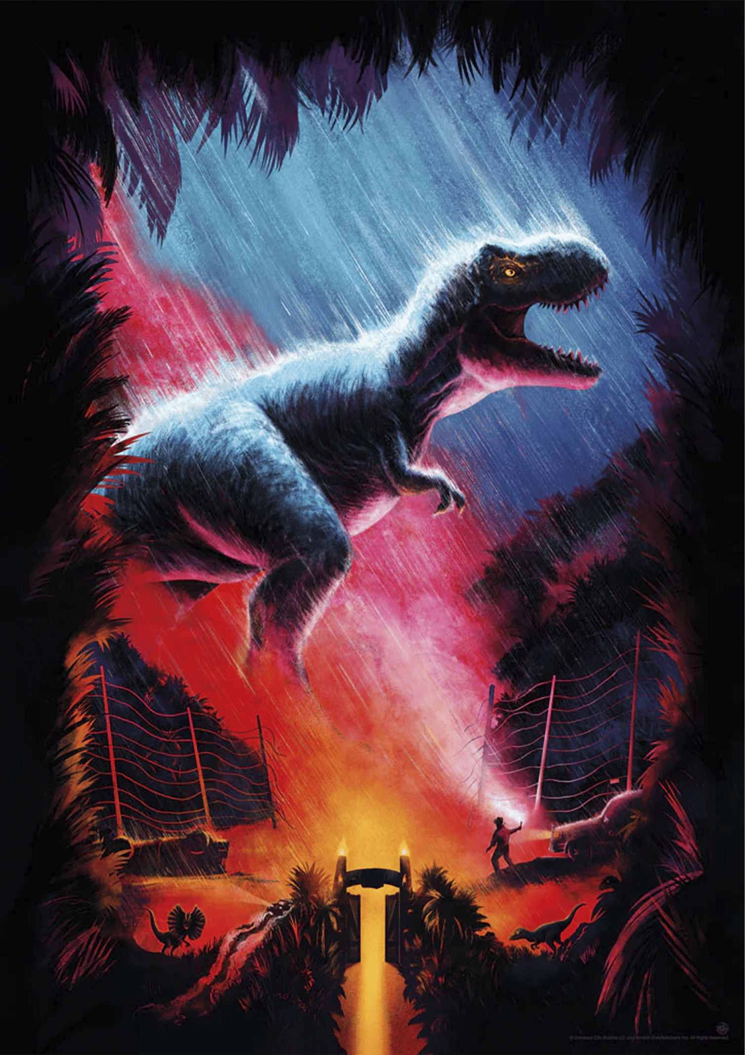 Jurassic Park - T-Rex Art Print by Vice Press | Sideshow Collectibles