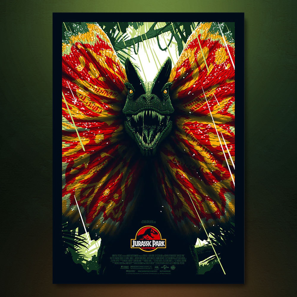 Jurassic Park Jurassic Park - Dilophosaurus Movie Poster  View 1