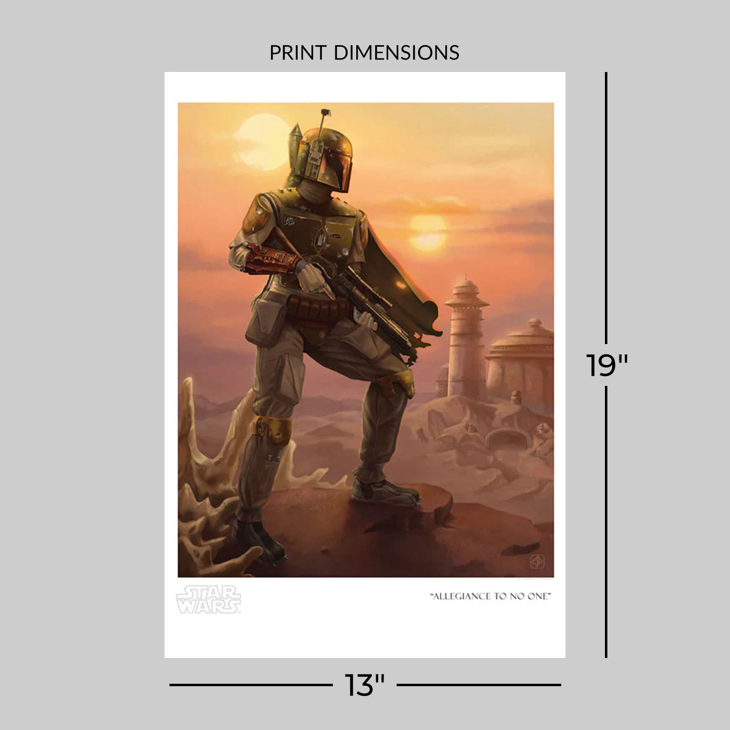 Star Wars Allegiance to No One Art Print  View 2