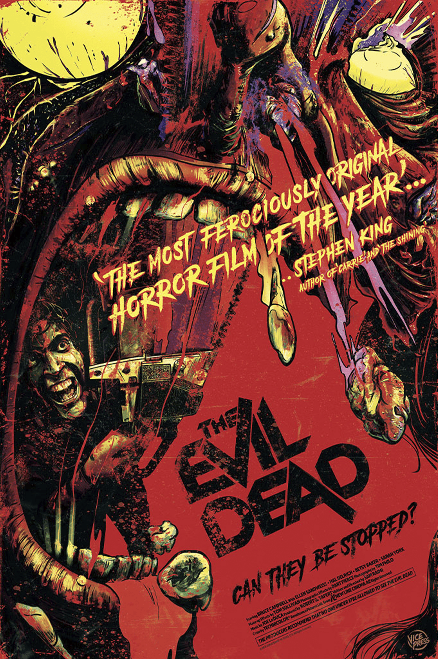 The Evil Dead The Evil Dead Movie Poster  View 3