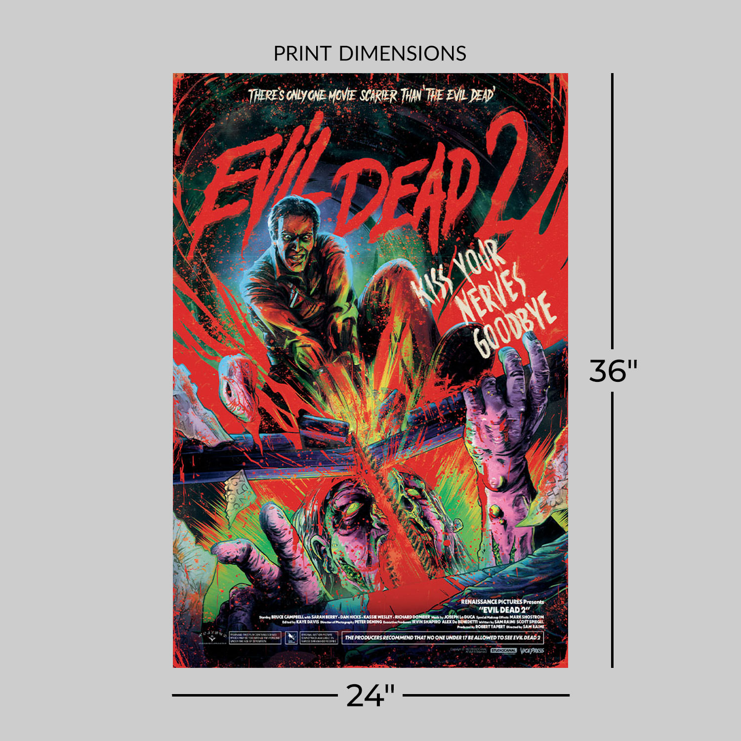 Evil Dead II Evil Dead II Movie Poster  View 2