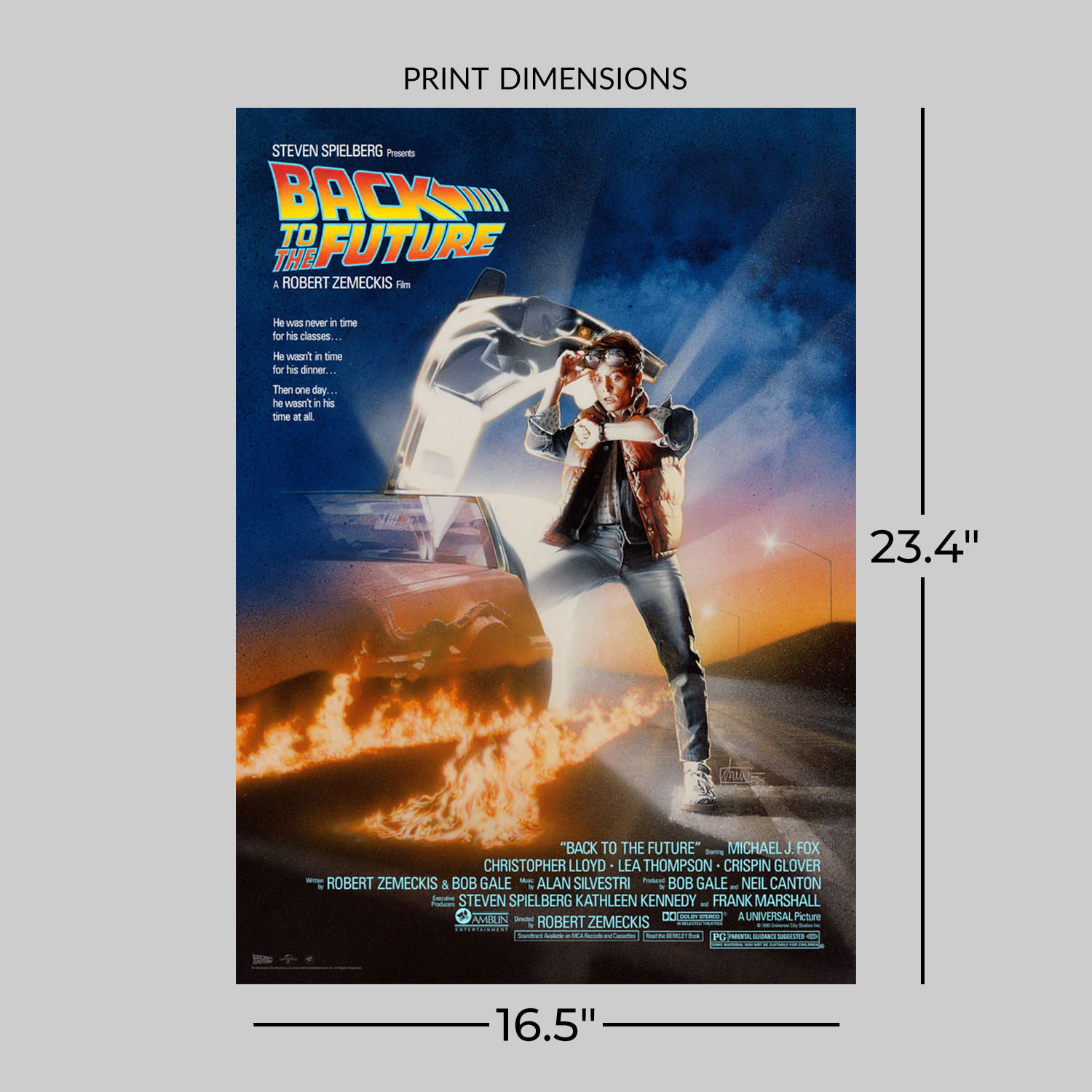 Back to the Future Back to the Future Movie Poster  View 2