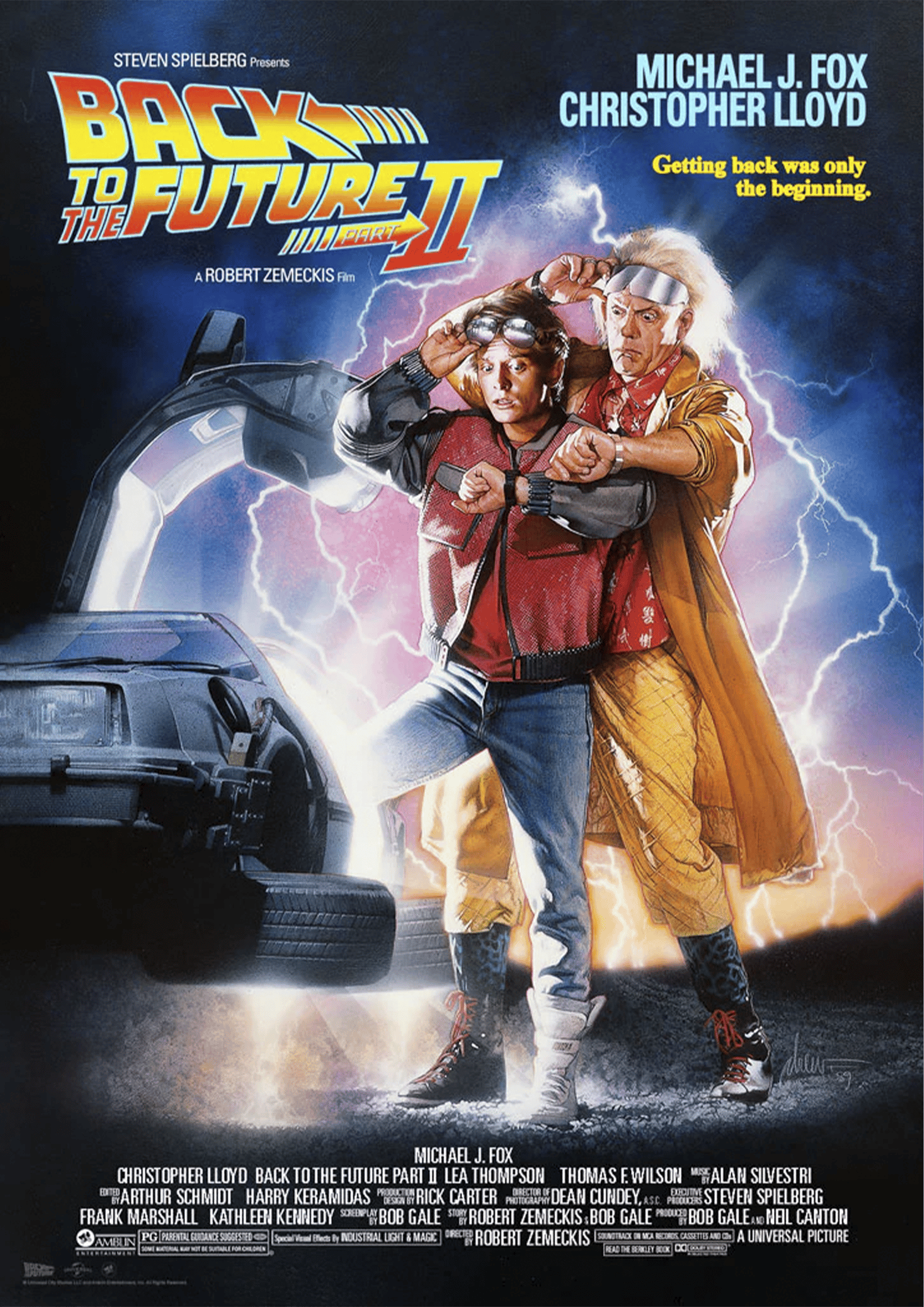 Back to the Future Back to the Future Part II Movie Poster  View 3