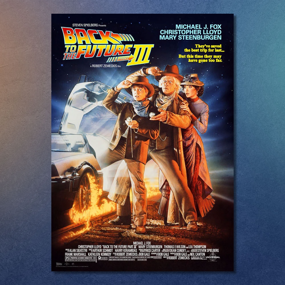 Back to the Future Back to the Future Part III Movie Poster  View 1