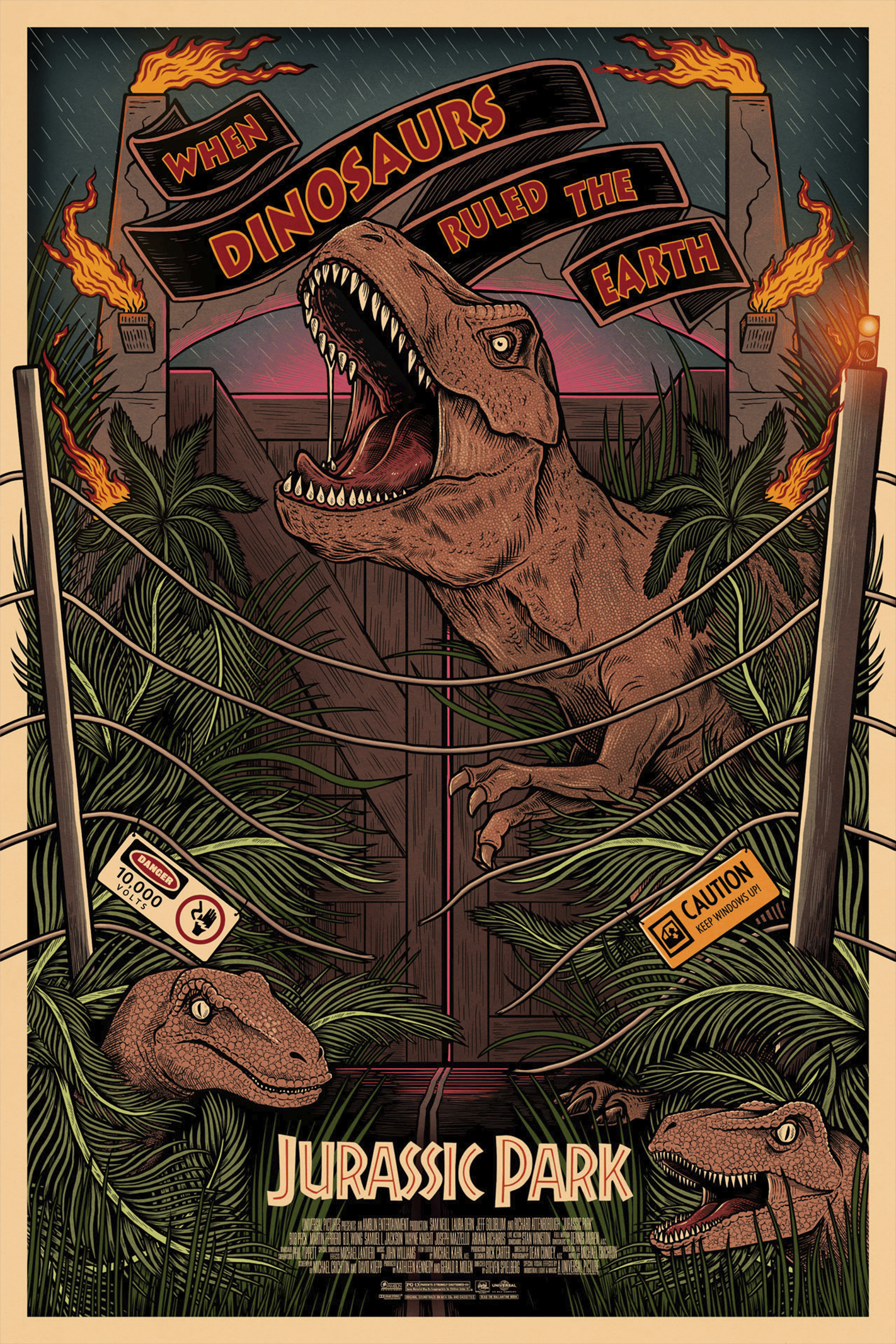 Jurassic Park Jurassic Park Movie Poster  View 5