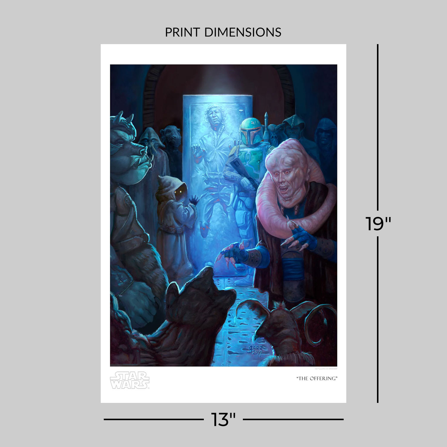 Star Wars The Offering Art Print  View 2