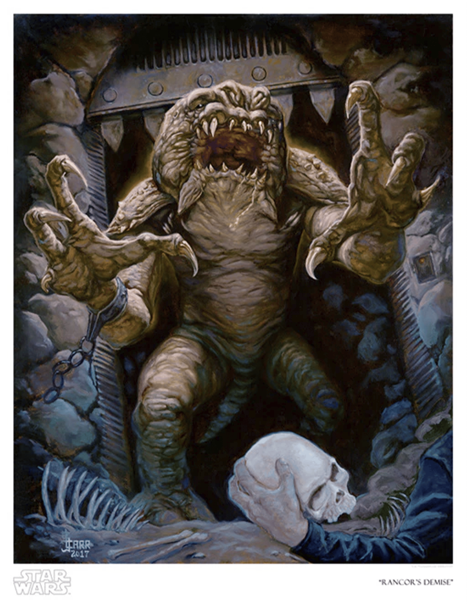 Star Wars Rancor's Demise Art Print  View 3