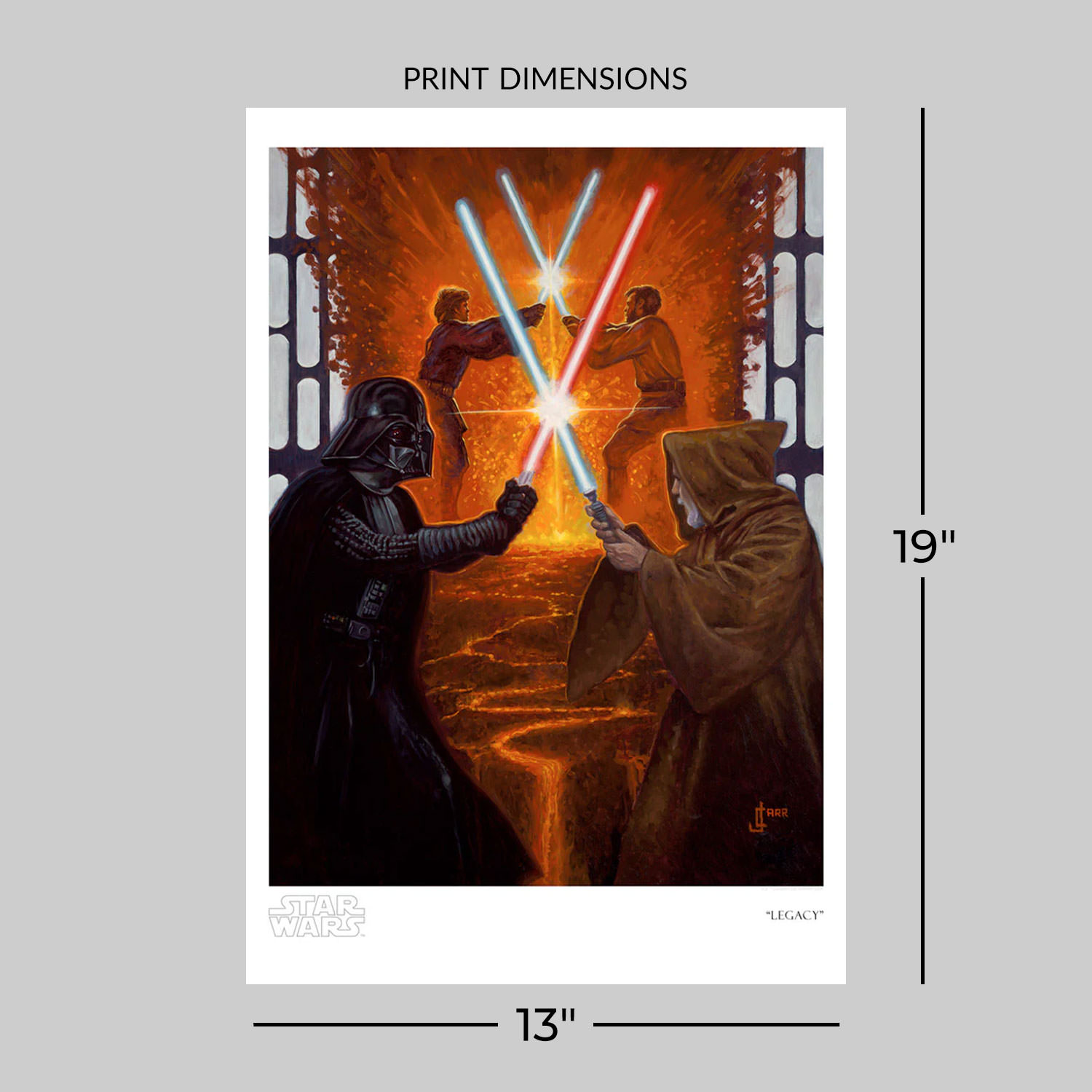 Star Wars Legacy Art Print  View 2
