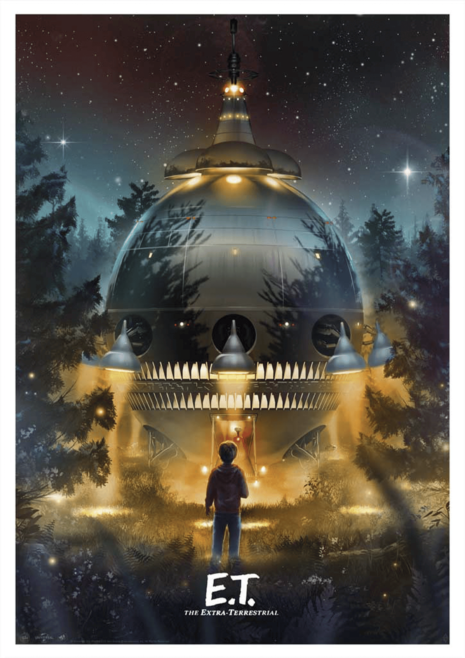 E.T. the Extra-Terrestrial Movie Poster by Vice Press | Sideshow