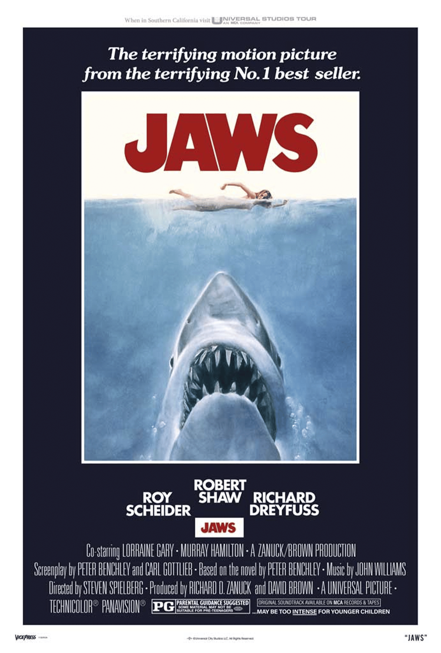 Jaws Jaws by Roger Kastel (One Sheet) Movie Poster  View 3